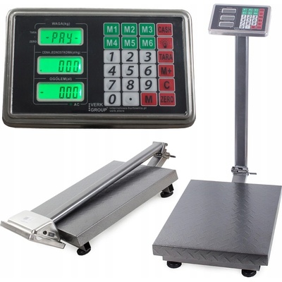 Váha plošinová do 300 kg presnosť 50g TS-P6300Z Black