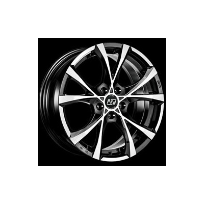 MSW CROSS OVER 8x19 5x112 ET35 black polished