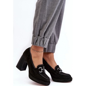 Step in style Дамски обувки на дебел ток модел 188521 Step in style
