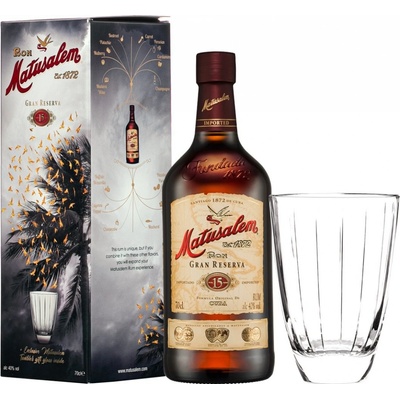 Matusalem Gran Reserva 15 40% 0,7 l (darkové balení 1 sklenice)
