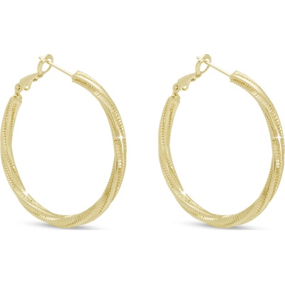 Biju Kruhové náušnice s točeným designem 3837 1003837