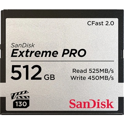 SanDisk Compact Flash Extreme Pro CFast 2.0 512GB SDCFSP-512G-G46D