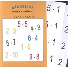 Násobilka malá 1, 2, 3, 4, 5, 6, 7, 8, 9, 10 12 karet, 96 příkladů