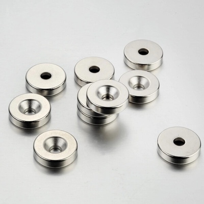 DLStore 1227395 Magnet neodym kulatý 12x3 mm s otvorem 4mm