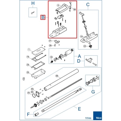 SPTTN01 kit odblokovania pre TTN3724HS/6024HS