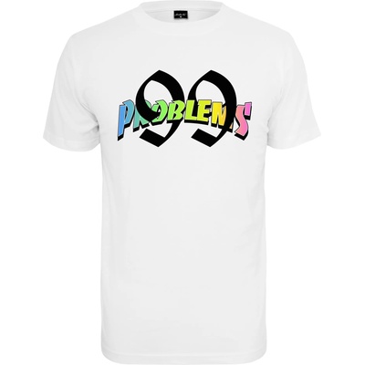 Mister Tee Мъжка тениска в бял цвят Mister Tee 99 Problems RainbowUB-MT1942-00220 - Бял, размер S