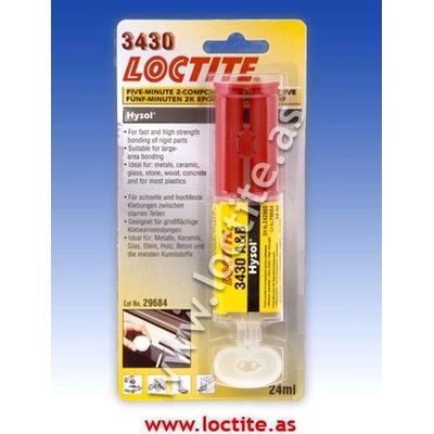 LOCTITE EA 3430 rychlý epoxid 24g transparentní – Zboží Mobilmania