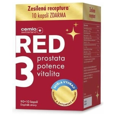 Cemio RED3 90 + 10 kapsúl