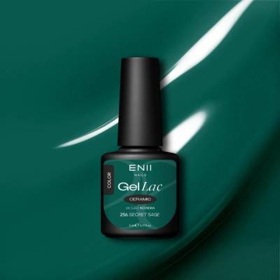 ENII NAILS Gel lak Ceramic 256 Secret Sage gelový lak 5 ml