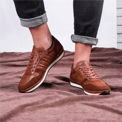 Ducavelli Мъжки обувки от естествена кожа - Светлокафяви #326808 (326808_Кафяво)