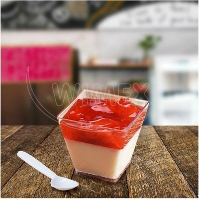 Fingerfood pohárik PS hranatý číry 59 x 59 x 54 mm 100ml