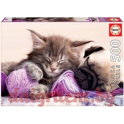 Educa Пъзел educa 17644 - 500 части - Спътници в съня (edu17644)