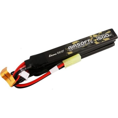 Li-Pol Gens ACE 11,1V 1500mAh 25C Mini Tamiya, tři díly
