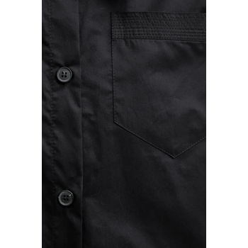 MMC STUDIO Памучна риза mmc studio дамска в черно със свободна кройка с класическа яка pagon. neo (pagon.neo)