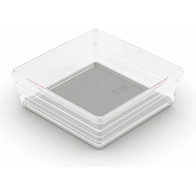 Organizér Curver® SISTEMO 6, priesvitný/sivý, 15x15x5 cm, do zásuvky
