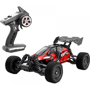 SCY Количка с дистанционно SCY-16201PRO, 1: 16, Безчетков 4x4 Off-Road, максимална скорост 70 км/ч, Независимо окачване, LED, Дистанционно 2.4 GHz, Включена батерия, Време на работа 18 мин, Цвят червен (1