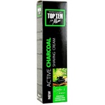 Top Ten Active Charcoal Shaving Cream - Крем за бръснене с почистващ и успокояващ ефект 100мл