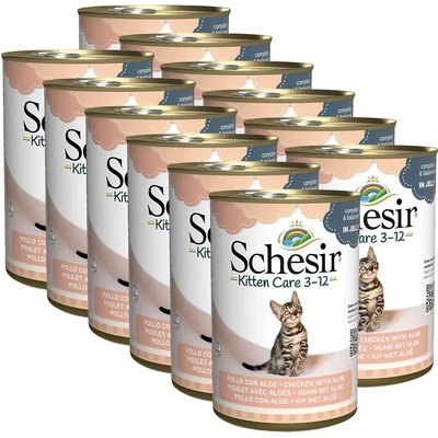 Schesir kitten kura s aloe vera v želé 12 x 140 g