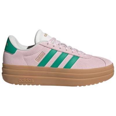 Дамски маратонки adidas Women's VL Court Bold Sneakers - Clear Pink / Court Green / Core White - размер 40 (EU) (124-0785-1017)