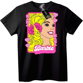 NOONEBRAND Тениска Barbie розова рамка - L, White