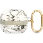 Guess GUA3HCHMAG калъф за AirPods 3, сив, Marble Strap Collection (GUA3HCHMAG)