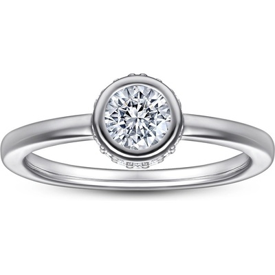 Lunica Zásnubní stříbrný prstýnek IDA 0601 6