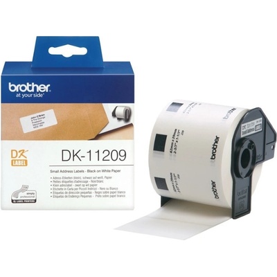 BROTHER papírové štítky DK-11209/ QL/ úzké adresy/ 800 ks/ 29 x 62mm DK11209