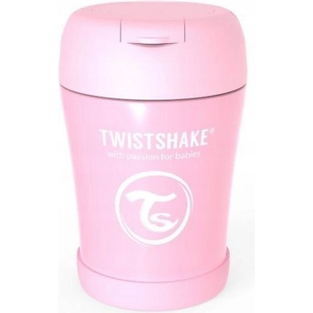 Twistshake Termoska na jídlo 350 ml růžová