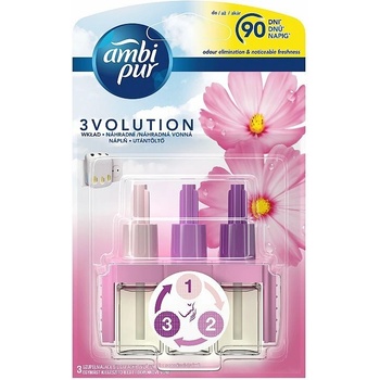 Ambi Pur 3 Volution flowersSpring elektrický osvěžovač náplň 3 x 20 ml