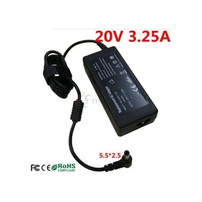 Fujitsu-Siemens Захранване (заместител) за лаптопи Fujitsu-Siemens, 20V/3.25A/65W, жак (5.5 x 2.5) (SZ101366)