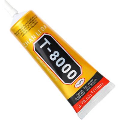Univerzálne lepidlo Zhanlida T-8000 flexibilné transparentné 110ml