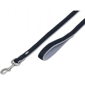 Image 1 of Nobby Повод mesh preno nobby, найлон, мрежа с неопренова подплата, сив, ширина - 15-20 мм, дължина - 120 см, Германия - 80545-81