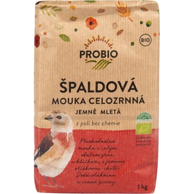 Probio Múka špaldová celozrnná jemne mletá bio 1 kg