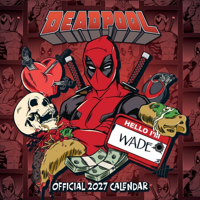 Oficiální nástěnný Marvel: Deadpool s plakátem SQ 30,5 x 30,5|61 cm Deadpool 2027