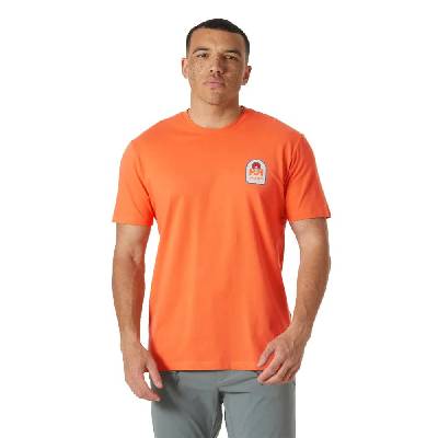 Тениска Helly hansen Massif Graphic short sleeve T-shirt - Orange (Bonfire)
