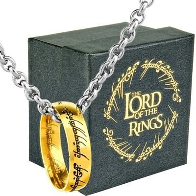 Silvego Prsten moci s řetízkem z chirurgické oceli v dárkovém setu RRC2210S