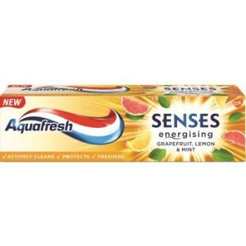 Aquafresh Паста за зъби Aquafresh SENSES Energizing Grapefruit, Lemon % mint (AQSENGR)