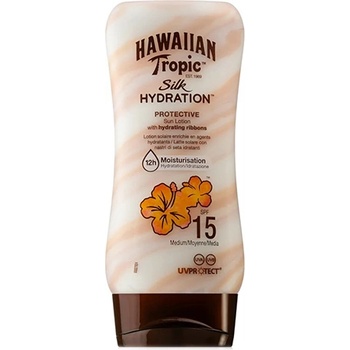 Hawaiian Tropic Silk Hydration Protective слънцезащитен крем spf 15 унисекс 180 мл