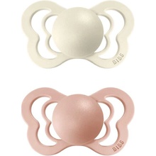 Bibs Couture ortodontický prírodní kaučuk ivory/blush 1×2ks