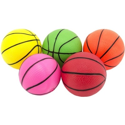 Teddies Míček basketbal guma 8 5cm 5 barev