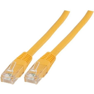 EFB Elektronik RJ45 Patch cable U/UTP, Cat. 6, PVC, CCA, пач кабел, жълт (K8100GE.3)