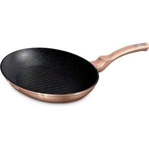 Berlinger Haus Грил тиган за риба с мраморно покритие Metallic Line Rose Gold 35x25cm 55648 (BH/7170)