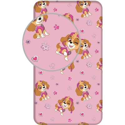 Jerry Fabrics Prostěradlo Paw Patrol 571 90x200x25