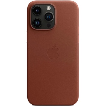 Apple Leather Case s MagSafe pro iPhone 14 Pro Max - cihlově hnědý MPPQ3ZM/A