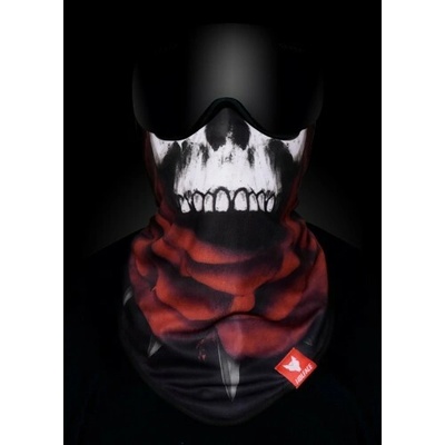Nákrčník bandana Wolface Skull N Roses