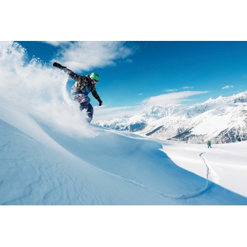 DIMEX ART s. r. o Флизелинов фототапет каране на сноубордист 375 x 250 см