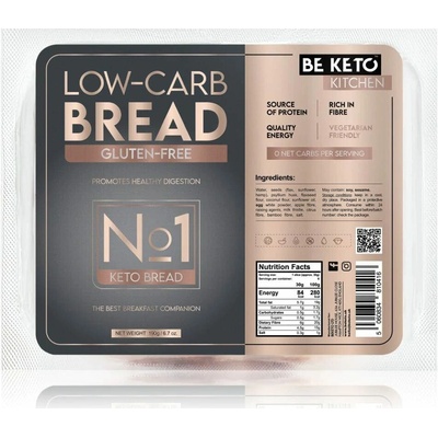 BeKeto Keto chlieb Nízkokalorický chlieb 190 g
