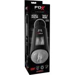 PDX Ultimate Milker - мъжки мастурбатор с вакуум и вибрация - черен
