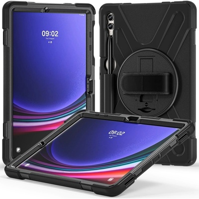 Vsetkonamobil 65144 SOLID Odolný kryt pre Samsung Galaxy Tab S9+ / S10+ čierny