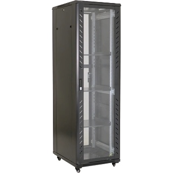 AsyTech Подов багажник 47U 19' 800x1000, товароносимост 800 Kg, черен - ASYTECH Networking ASY-47U-8010S (ASY-47U-8010S)